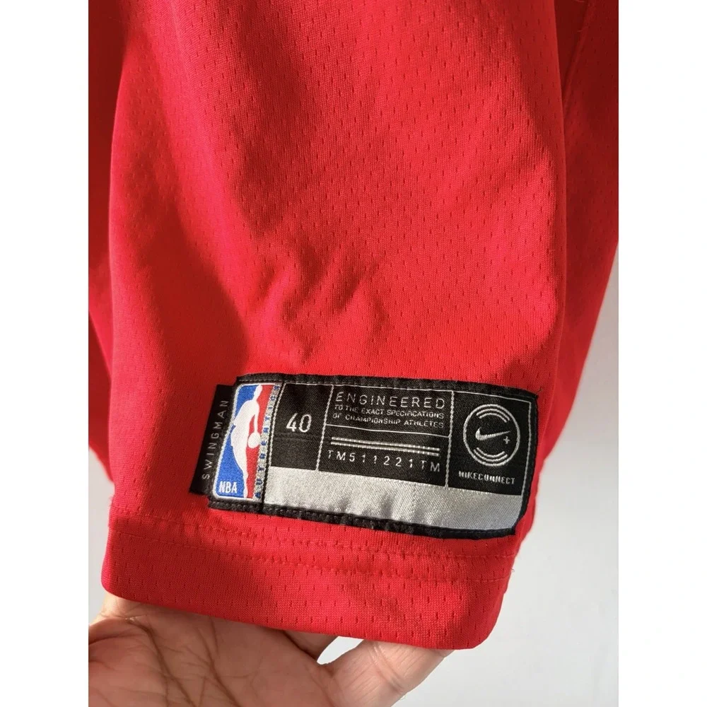 Nike Houston Rockets James Harden #13 Swingman Jersey Red Size 40 Small NBA